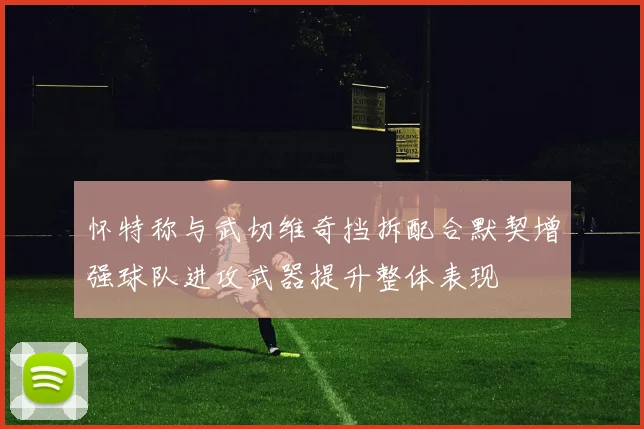 怀特称与武切维奇挡拆配合默契增强球队进攻武器提升整体表现